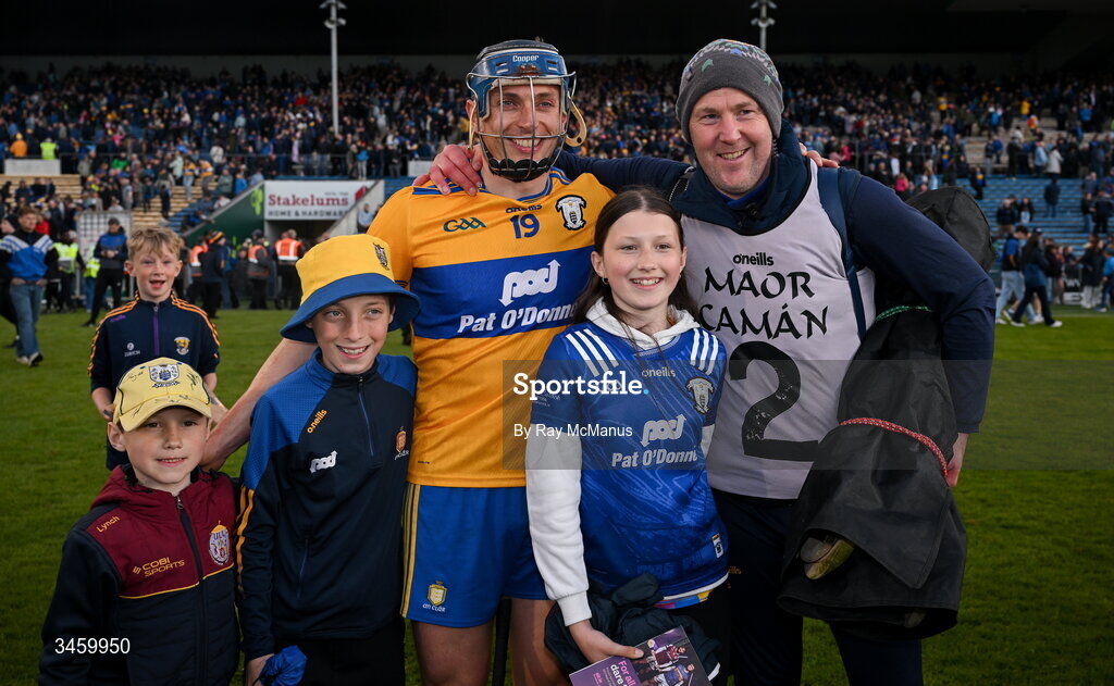 16 May 2026; David McInerney of Clare with supporters after the Munster GAA Senior Hurling Championship Round 4 match between Tipperary and Clare at FBD Semple Stadium in Thurles, Tipperary. Photo by Ray McManus/Sportsfile
