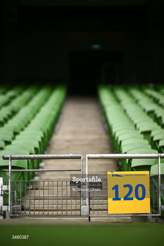 17 May 2026; A detailed view ahead of the Women's 6 Nations Rugby Championship match between Ireland and Scotland at the Aviva Stadium in Dublin. Photo by Shauna Clinton/Sportsfile