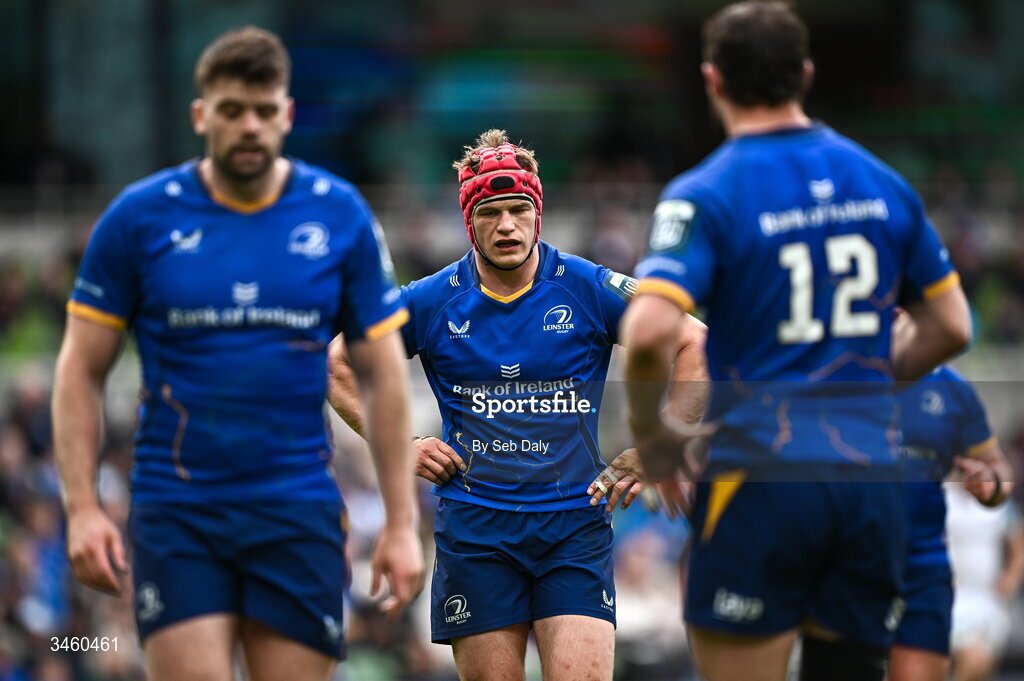 16 May 2026; Josh van der Flier of Leinster during the United Rugby Championship match between Leinster and Ospreys at the Aviva Stadium in Dublin. Photo by Seb Daly/Sportsfile