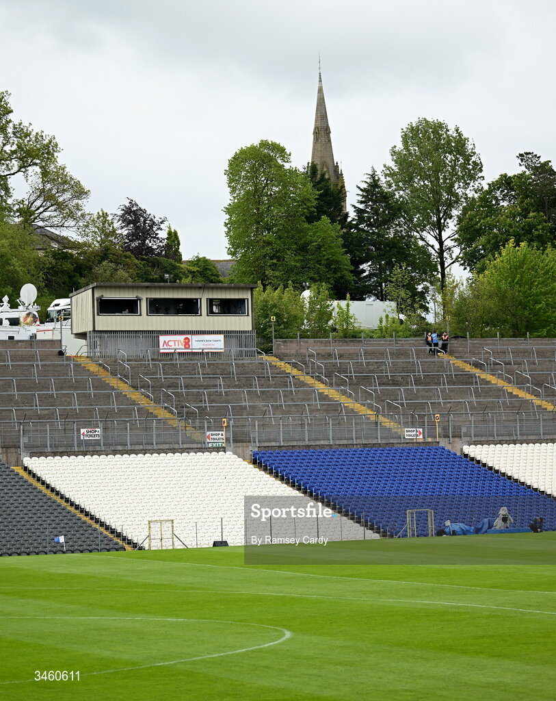 17 May 2026; A general view before the Ulster GAA Football Senior Championship final match between Armagh and Monaghan at St Tiernach's Park in Clones, Monaghan. Photo by Ramsey Cardy/Sportsfile