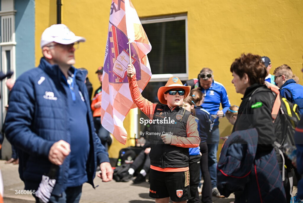 17 May 2026; Supporters before the Ulster GAA Football Senior Championship final match between Armagh and Monaghan at St Tiernach's Park in Clones, Monaghan. Photo by Ramsey Cardy/Sportsfile