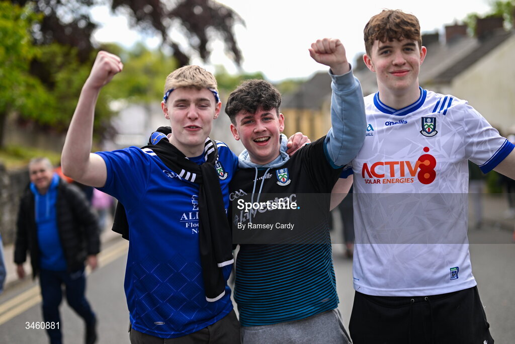 17 May 2026; Monaghan supporters before the Ulster GAA Football Senior Championship final match between Armagh and Monaghan at St Tiernach's Park in Clones, Monaghan. Photo by Ramsey Cardy/Sportsfile