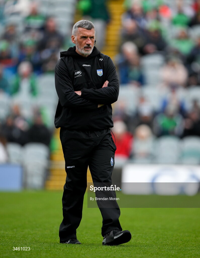 17 May 2026; Waterford manager Peter Queally before the Munster GAA Senior Hurling Championship Round 4 match between Limerick and Waterford at TUS Gaelic Grounds in Limerick. Photo by Brendan Moran/Sportsfile