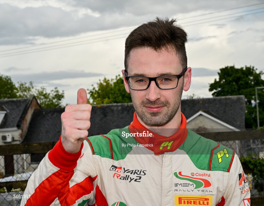 17 May 2026;  Meirion Evans during the Carlow Stages Rally, Round 4 of the Triton Showers National Rally Championship, in Carlow. Photo by Philip Fitzpatrick/Sportsfile