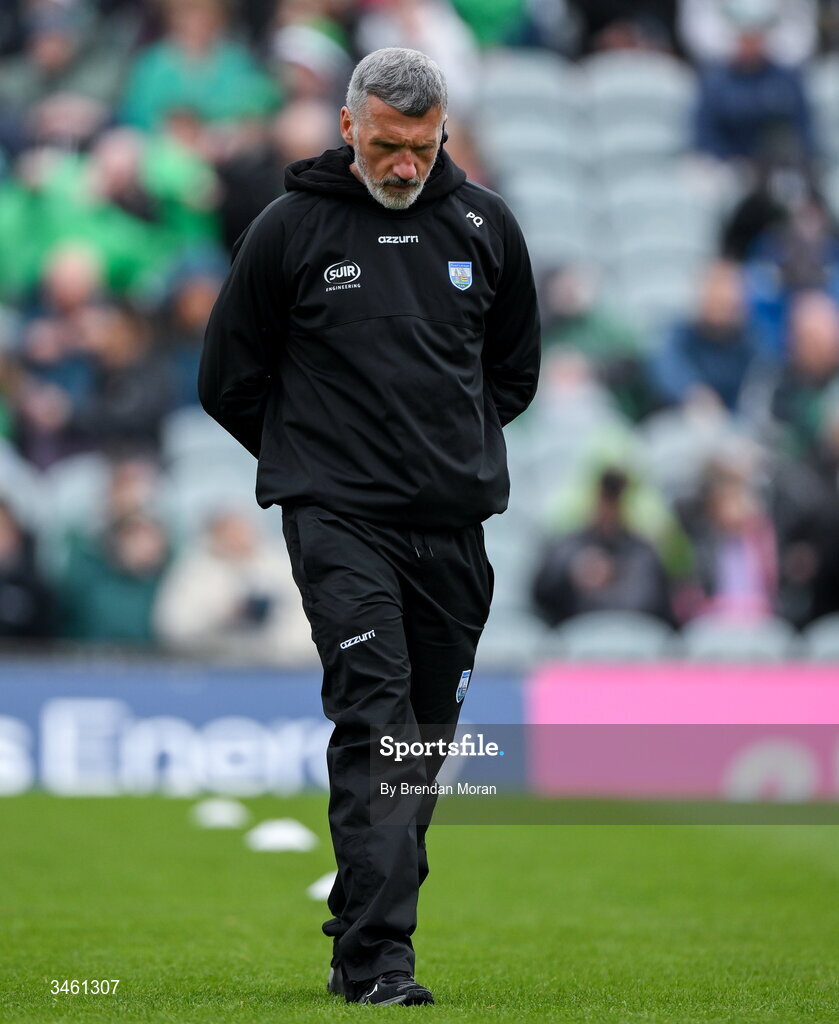 17 May 2026; Waterford manager Peter Queally before the Munster GAA Senior Hurling Championship Round 4 match between Limerick and Waterford at TUS Gaelic Grounds in Limerick. Photo by Brendan Moran/Sportsfile