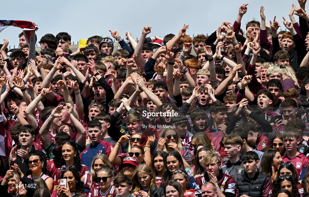 17 May 2026; Westmeath supporters on Hill 16 during the Leinster GAA Football Senior Championship final match between Dublin and Westmeath at Croke Park in Dublin. Photo by Ray McManus/Sportsfile