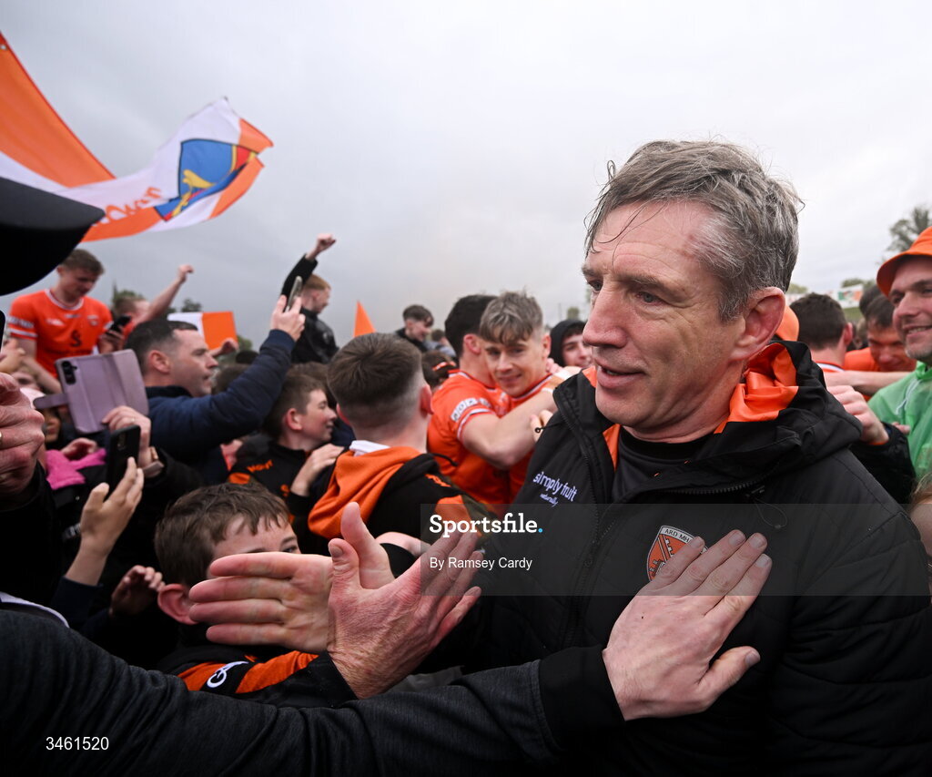 17 May 2026; Armagh manager Kieran McGeeney after the Ulster GAA Football Senior Championship final match between Armagh and Monaghan at St Tiernach's Park in Clones, Monaghan. Photo by Ramsey Cardy/Sportsfile