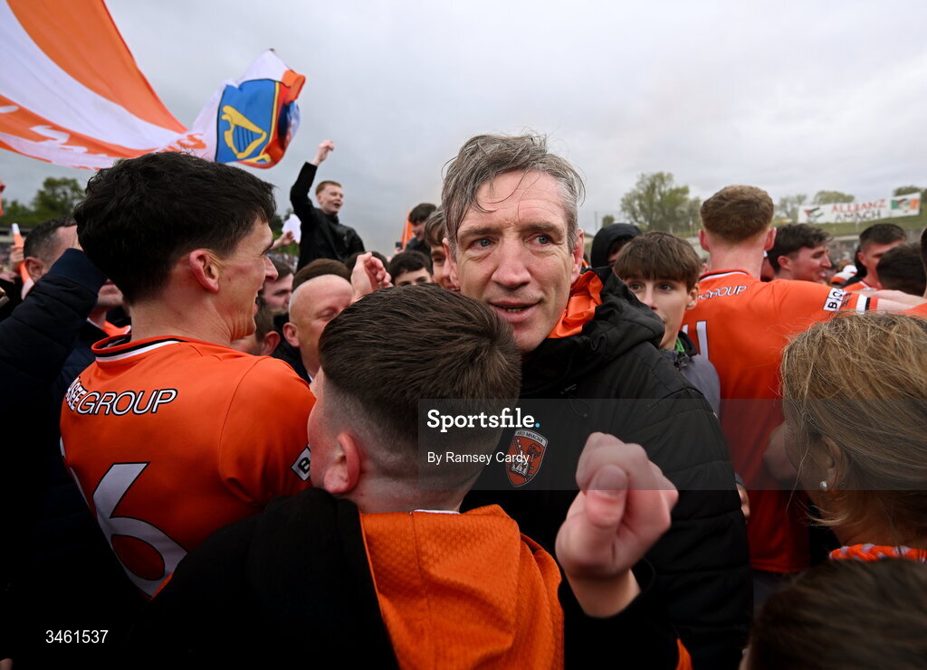 17 May 2026; Armagh manager Kieran McGeeney after the Ulster GAA Football Senior Championship final match between Armagh and Monaghan at St Tiernach's Park in Clones, Monaghan. Photo by Ramsey Cardy/Sportsfile