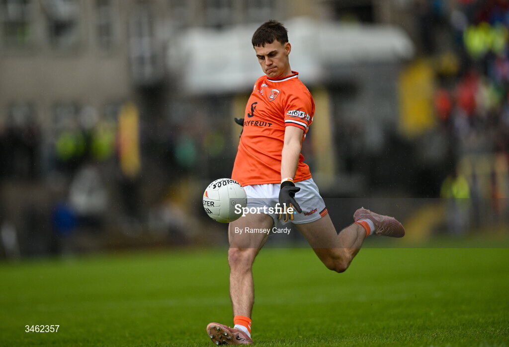 17 May 2026; Darragh McMullan of Armagh during the Ulster GAA Football Senior Championship final match between Armagh and Monaghan at St Tiernach's Park in Clones, Monaghan. Photo by Ramsey Cardy/Sportsfile