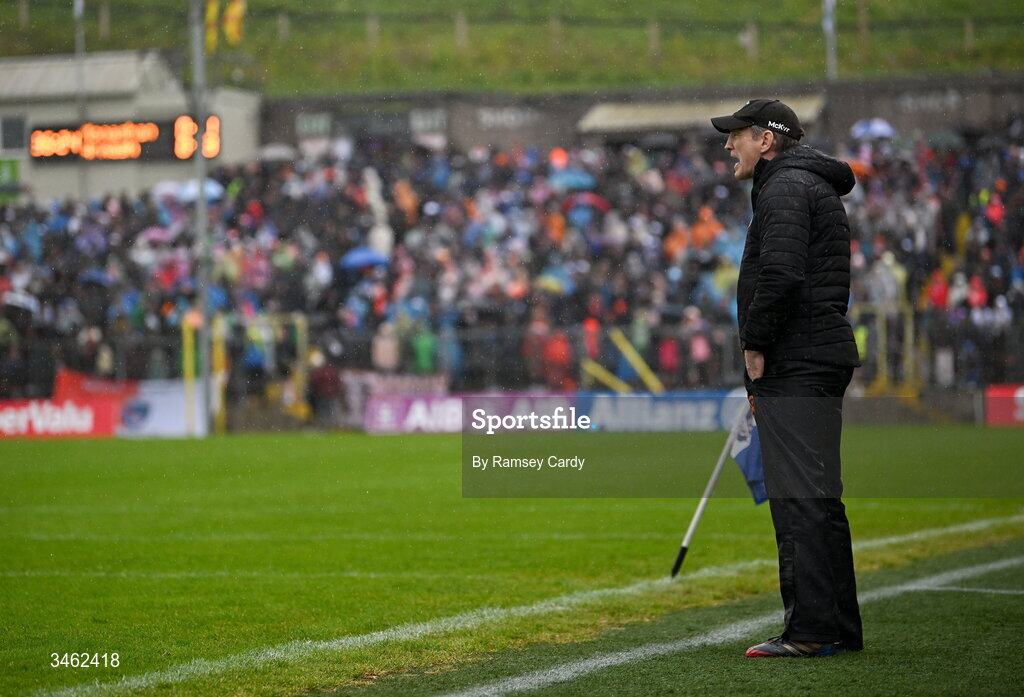 17 May 2026; Armagh manager Kieran McGeeney during the Ulster GAA Football Senior Championship final match between Armagh and Monaghan at St Tiernach's Park in Clones, Monaghan. Photo by Ramsey Cardy/Sportsfile