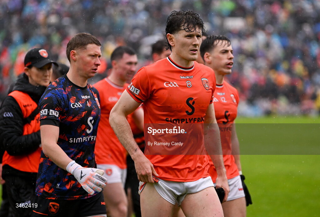 17 May 2026; Joe McElroy of Armagh during the Ulster GAA Football Senior Championship final match between Armagh and Monaghan at St Tiernach's Park in Clones, Monaghan. Photo by Ramsey Cardy/Sportsfile