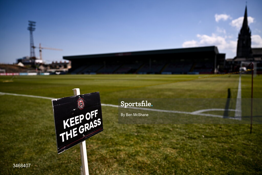 25 May 2026; A general view of Dalymount Park before the SSE Airtricity Men’s Premier Division match between Bohemians and Shamrock Rovers at Dalymount Park in Dublin. Photo by Ben McShane/Sportsfile