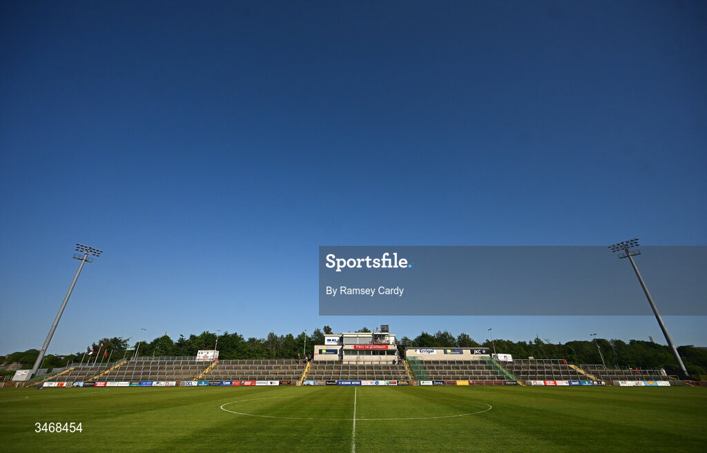 25 May 2026; A general view before the SSE Airtricity Men’s Premier Division match between Derry City and Shelbourne at Find Insurance Celtic Park in Derry. Photo by Ramsey Cardy/Sportsfile