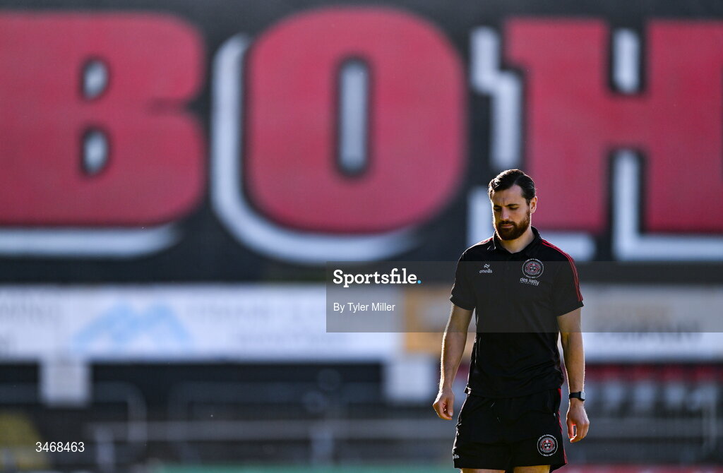 25 May 2026; Jordan Flores of Bohemians before the SSE Airtricity Men’s Premier Division match between Bohemians and Shamrock Rovers at Dalymount Park in Dublin. Photo by Tyler Miller/Sportsfile