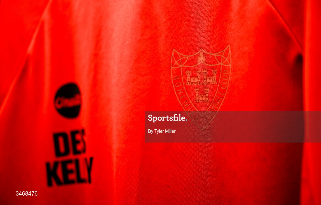 25 May 2026; A detailed view of the Bohemians crest before the SSE Airtricity Men’s Premier Division match between Bohemians and Shamrock Rovers at Dalymount Park in Dublin. Photo by Tyler Miller/Sportsfile