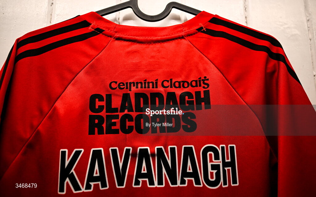 25 May 2026; The jersey of Leigh Kavanagh hangs in the Bohemians dressing room before the SSE Airtricity Men’s Premier Division match between Bohemians and Shamrock Rovers at Dalymount Park in Dublin. Photo by Tyler Miller/Sportsfile
