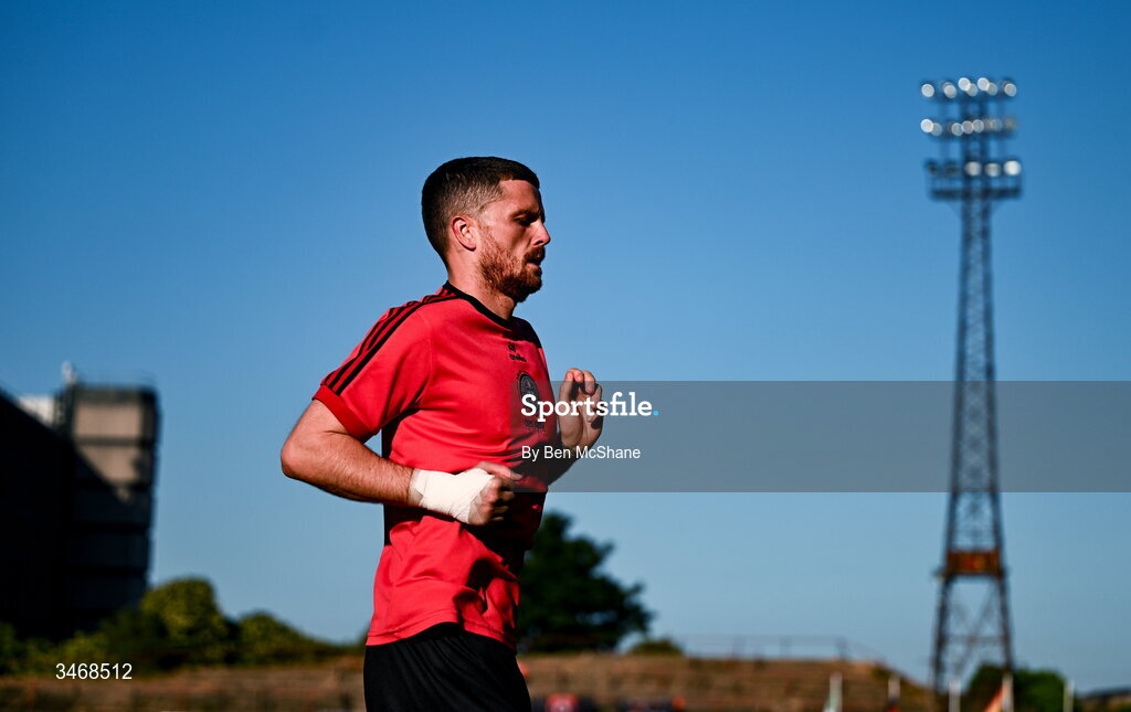 25 May 2026; Adam McDonnell of Bohemians before the SSE Airtricity Men’s Premier Division match between Bohemians and Shamrock Rovers at Dalymount Park in Dublin. Photo by Ben McShane/Sportsfile