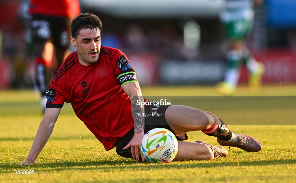 25 May 2026; Dawson Devoy of Bohemians during the SSE Airtricity Men’s Premier Division match between Bohemians and Shamrock Rovers at Dalymount Park in Dublin. Photo by Tyler Miller/Sportsfile