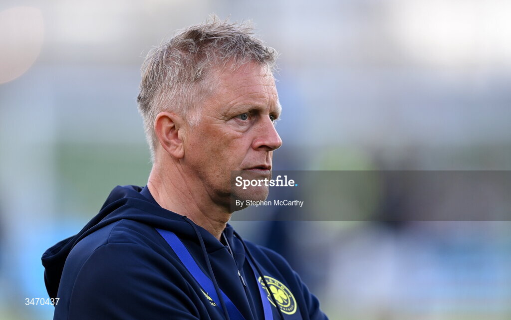 28 May 2026; Republic of Ireland head coach Heimir Hallgrimsson before the international friendly match between Republic of Ireland and Qatar at the Aviva Stadium in Dublin. Photo by Stephen McCarthy/Sportsfile