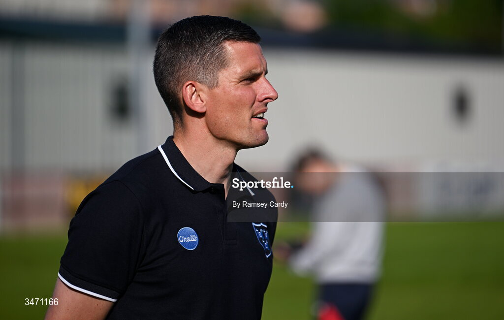 25 May 2026; Shelbourne first team coach David McAllister before the SSE Airtricity Men’s Premier Division match between Derry City and Shelbourne at Find Insurance Celtic Park in Derry. Photo by Ramsey Cardy/Sportsfile