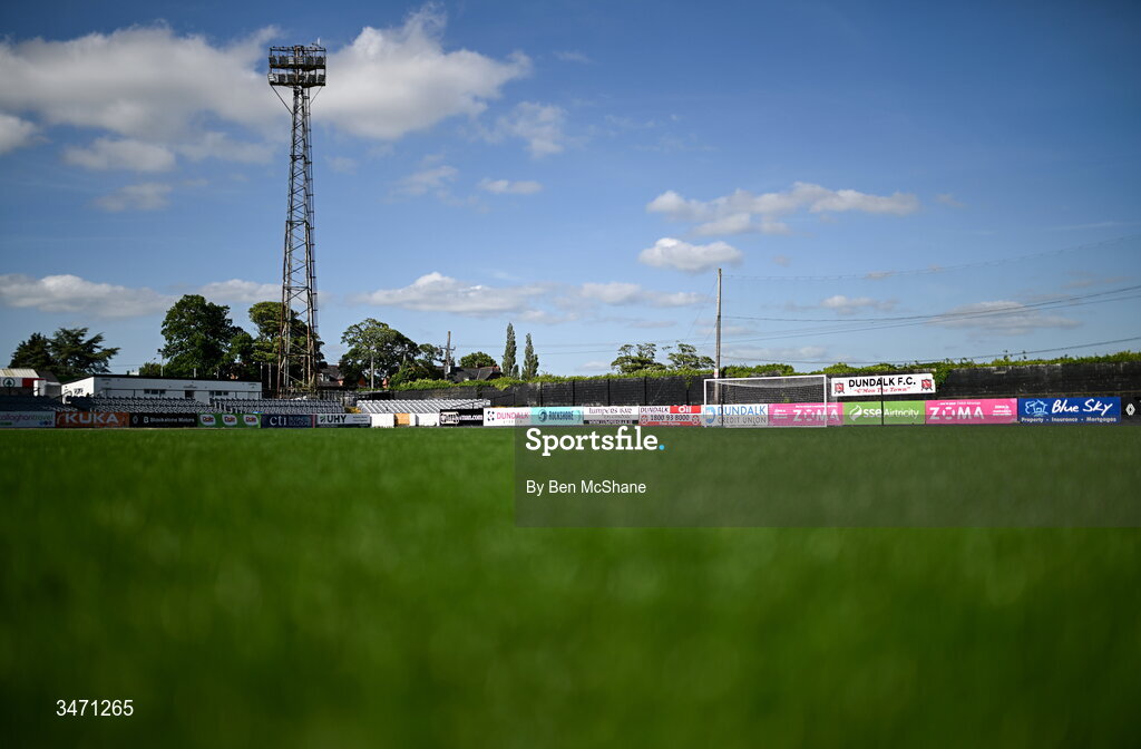 29 May 2026; A general view of Oriel Park before the SSE Airtricity Men’s Premier Division match between Dundalk and Derry City at Oriel Park in Dundalk, Louth. Photo by Ben McShane/Sportsfile
