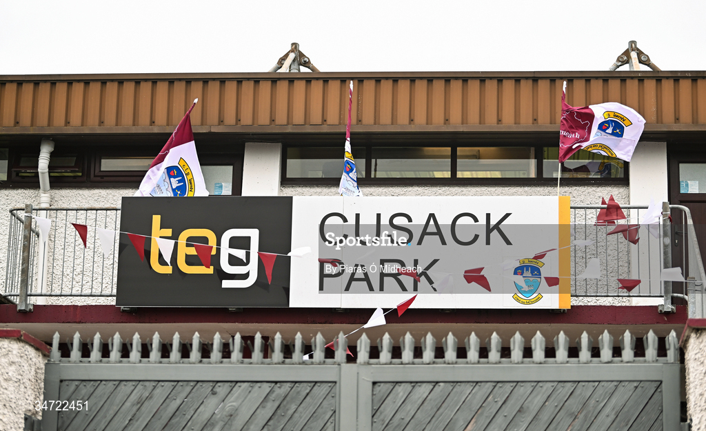 30 May 2026; A general view outside the ground before the GAA Football All-Ireland Senior Championship Round 1 match between Westmeath and Cavan at TEG Cusack Park in Mullingar, Westmeath. Photo by Piaras Ó Mídheach/Sportsfile