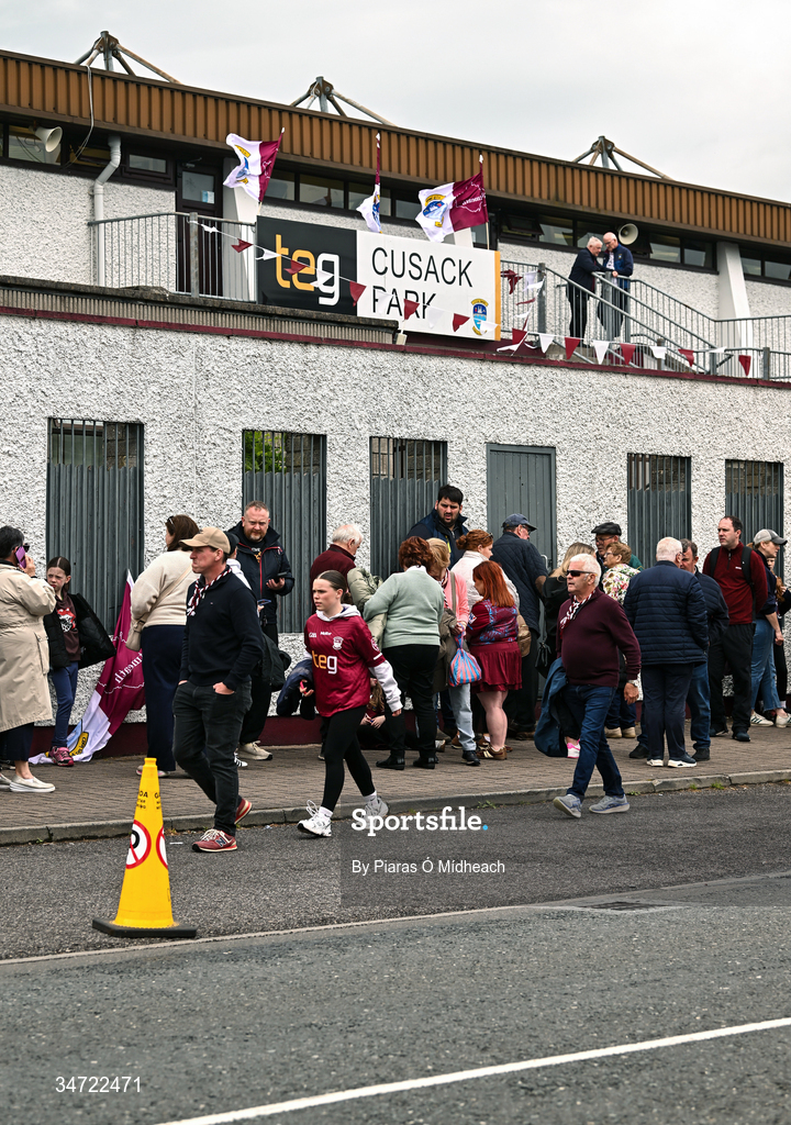 30 May 2026; Westmeath supporters wait for the gates to open before the GAA Football All-Ireland Senior Championship Round 1 match between Westmeath and Cavan at TEG Cusack Park in Mullingar, Westmeath. Photo by Piaras Ó Mídheach/Sportsfile