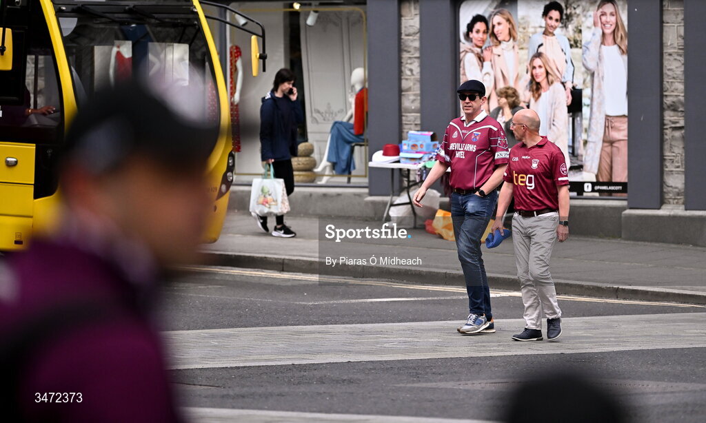 30 May 2026; Westmeath supporters in Mullingar before the GAA Football All-Ireland Senior Championship Round 1 match between Westmeath and Cavan at TEG Cusack Park in Mullingar, Westmeath. Photo by Piaras Ó Mídheach/Sportsfile