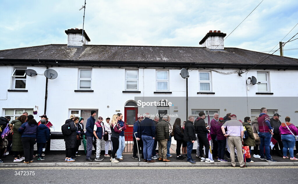30 May 2026; Westmeath supporters wait for the gates to open before the GAA Football All-Ireland Senior Championship Round 1 match between Westmeath and Cavan at TEG Cusack Park in Mullingar, Westmeath. Photo by Piaras Ó Mídheach/Sportsfile