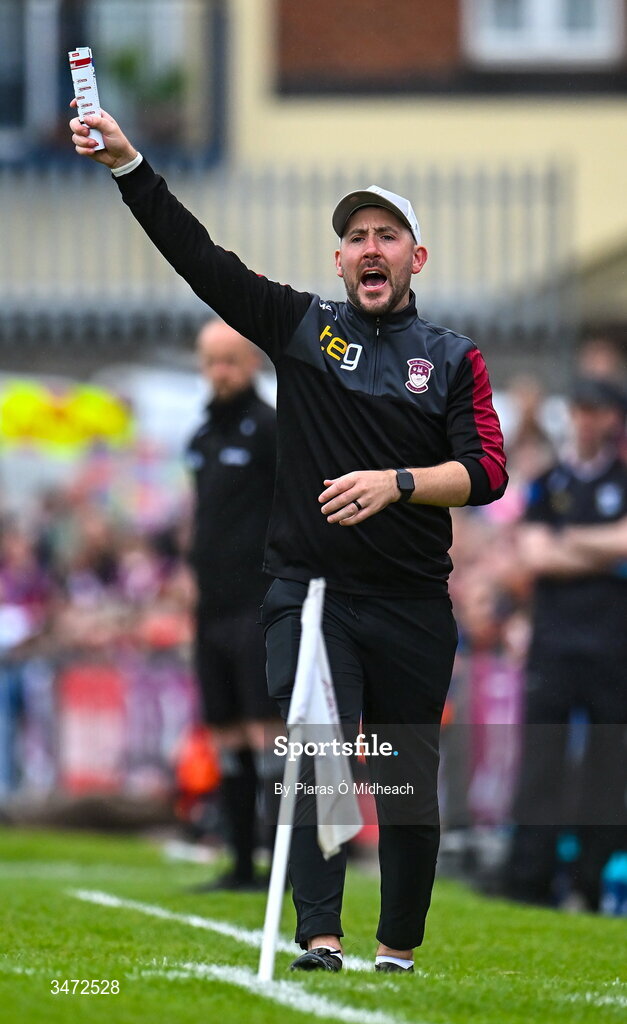 30 May 2026; Westmeath manager Mark McHugh during the GAA Football All-Ireland Senior Championship Round 1 match between Westmeath and Cavan at TEG Cusack Park in Mullingar, Westmeath. Photo by Piaras Ó Mídheach/Sportsfile