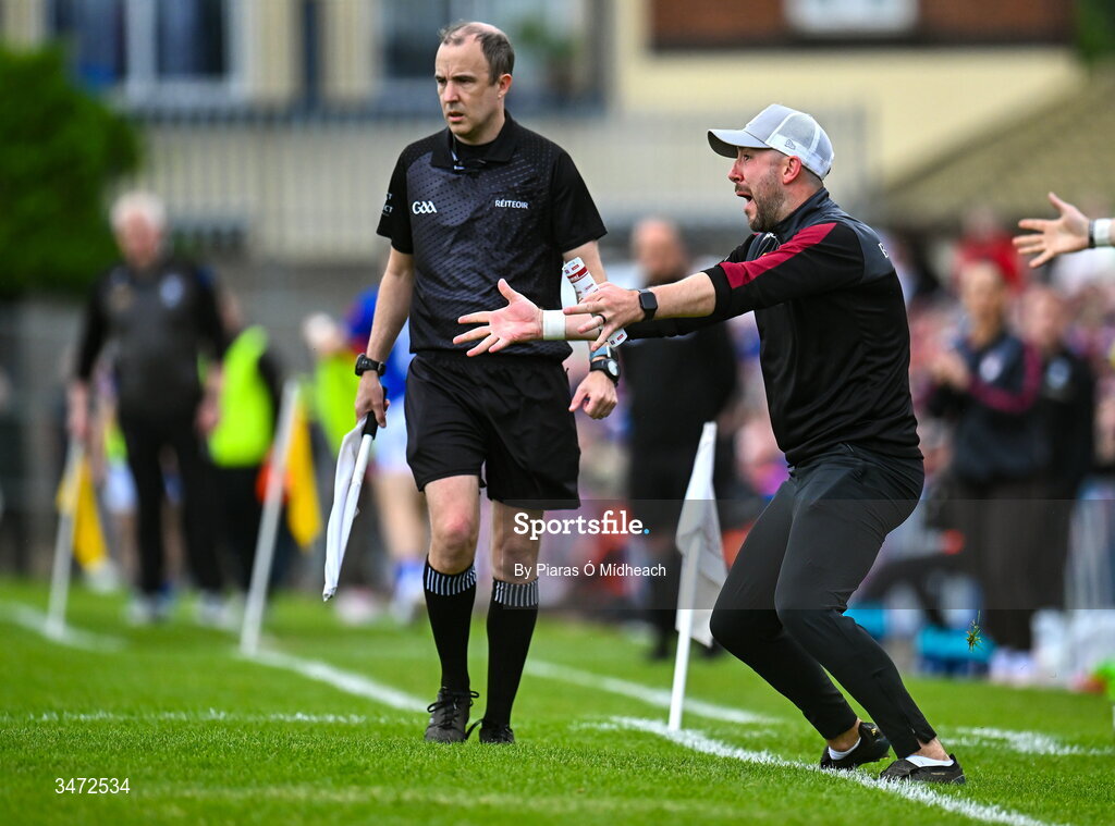 30 May 2026; Westmeath manager Mark McHugh during the GAA Football All-Ireland Senior Championship Round 1 match between Westmeath and Cavan at TEG Cusack Park in Mullingar, Westmeath. Photo by Piaras Ó Mídheach/Sportsfile