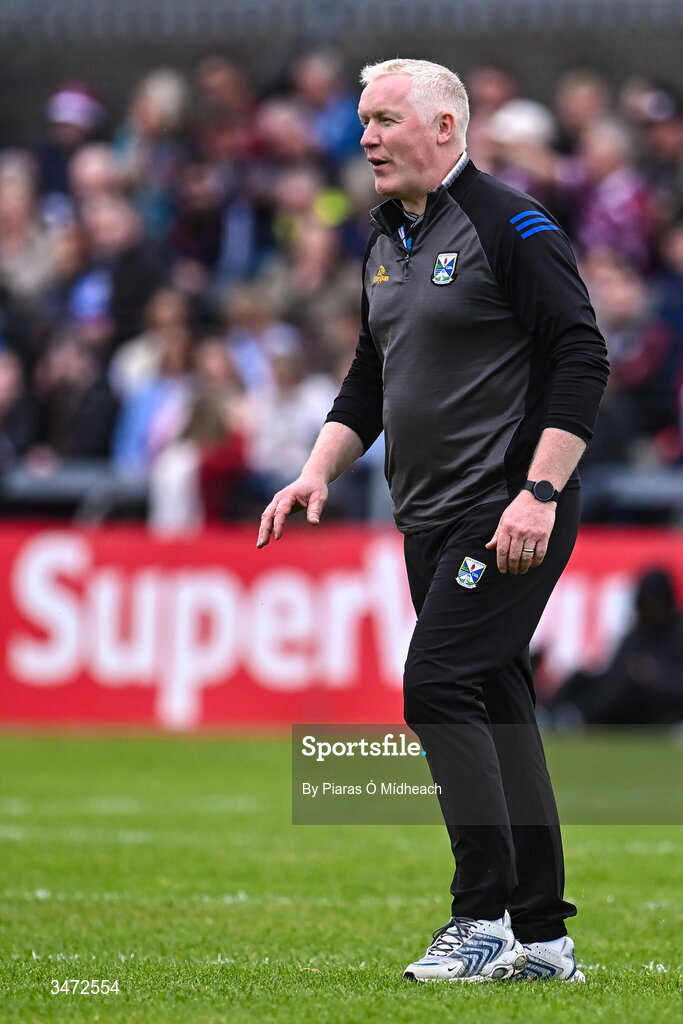 30 May 2026; Cavan manager Dermot McCabe before the GAA Football All-Ireland Senior Championship Round 1 match between Westmeath and Cavan at TEG Cusack Park in Mullingar, Westmeath. Photo by Piaras Ó Mídheach/Sportsfile