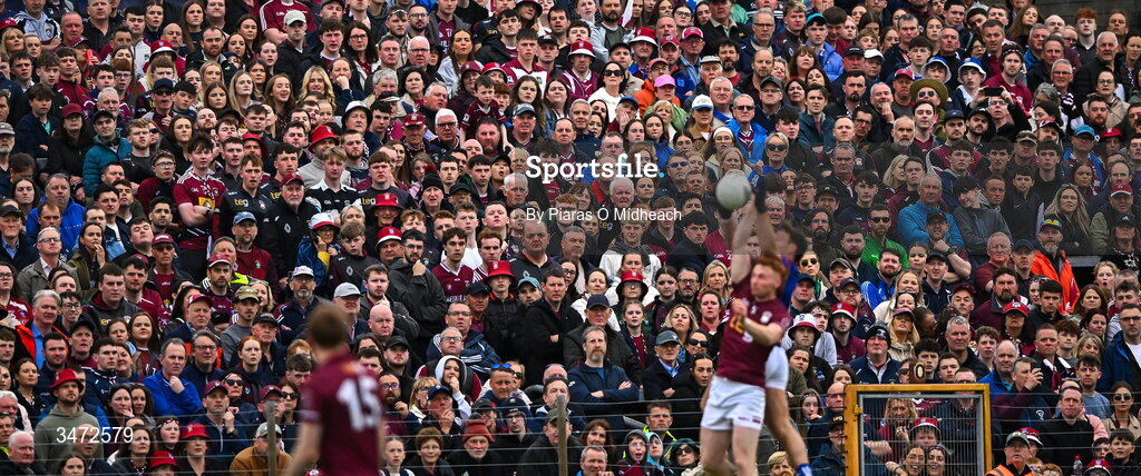 30 May 2026; Supporters during the GAA Football All-Ireland Senior Championship Round 1 match between Westmeath and Cavan at TEG Cusack Park in Mullingar, Westmeath. Photo by Piaras Ó Mídheach/Sportsfile