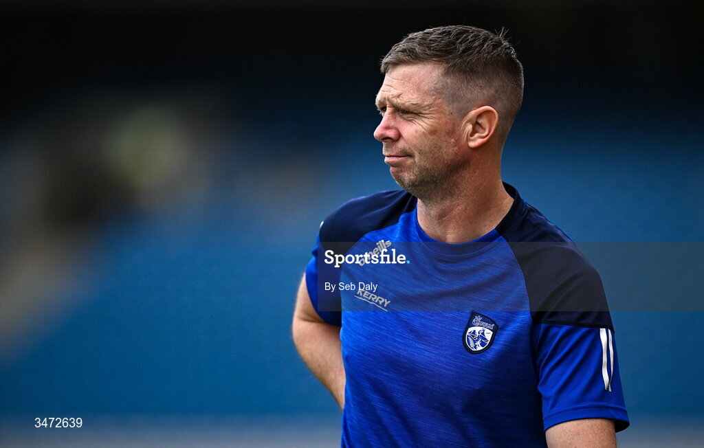 30 May 2026; Kerry manager Tomas Ó Sé during the Dalata Hotels Group GAA Football All-Ireland U20 Championship final match between Kerry and Tyrone at Croke Park in Dublin. Photo by Seb Daly/Sportsfile