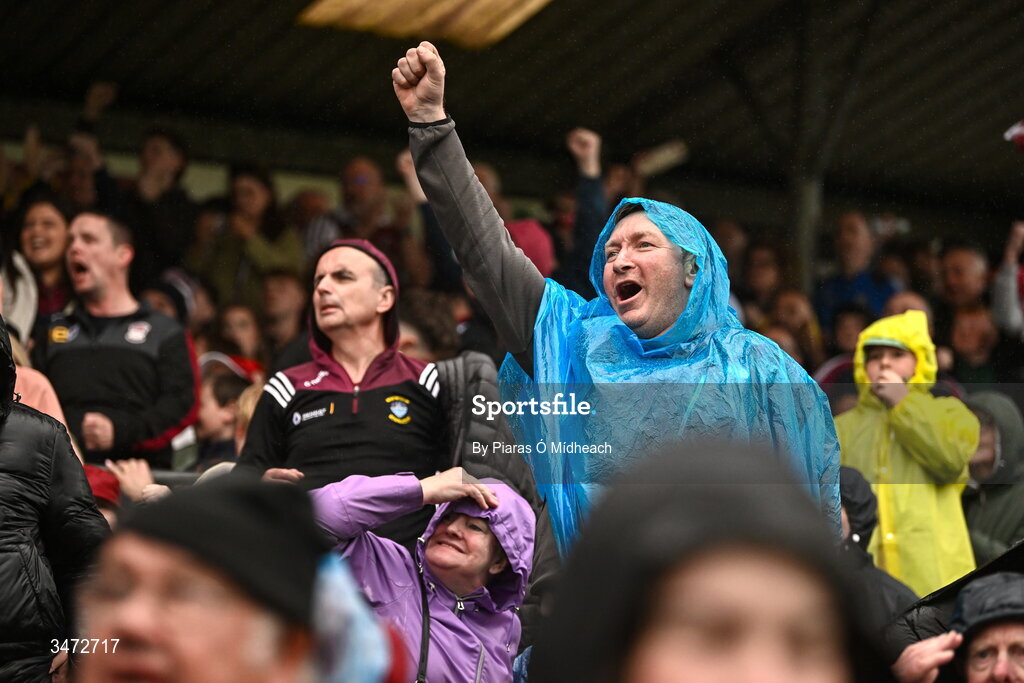 30 May 2026; Supporters during the GAA Football All-Ireland Senior Championship Round 1 match between Westmeath and Cavan at TEG Cusack Park in Mullingar, Westmeath. Photo by Piaras Ó Mídheach/Sportsfile