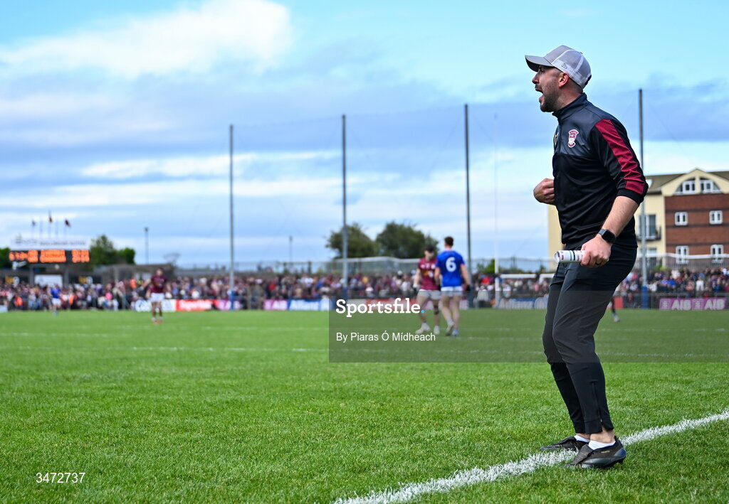 30 May 2026; Westmeath manager Mark McHugh during the GAA Football All-Ireland Senior Championship Round 1 match between Westmeath and Cavan at TEG Cusack Park in Mullingar, Westmeath. Photo by Piaras Ó Mídheach/Sportsfile