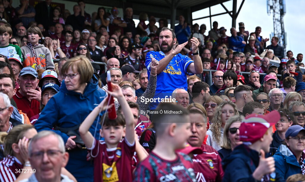 30 May 2026; A Cavan supporter during the GAA Football All-Ireland Senior Championship Round 1 match between Westmeath and Cavan at TEG Cusack Park in Mullingar, Westmeath. Photo by Piaras Ó Mídheach/Sportsfile