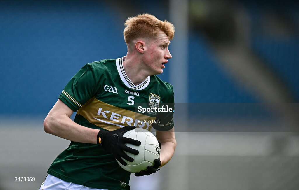30 May 2026; Eoin O’Flaherty of Kerry during the Dalata Hotels Group GAA Football All-Ireland U20 Championship final match between Kerry and Tyrone at Croke Park in Dublin. Photo by Seb Daly/Sportsfile