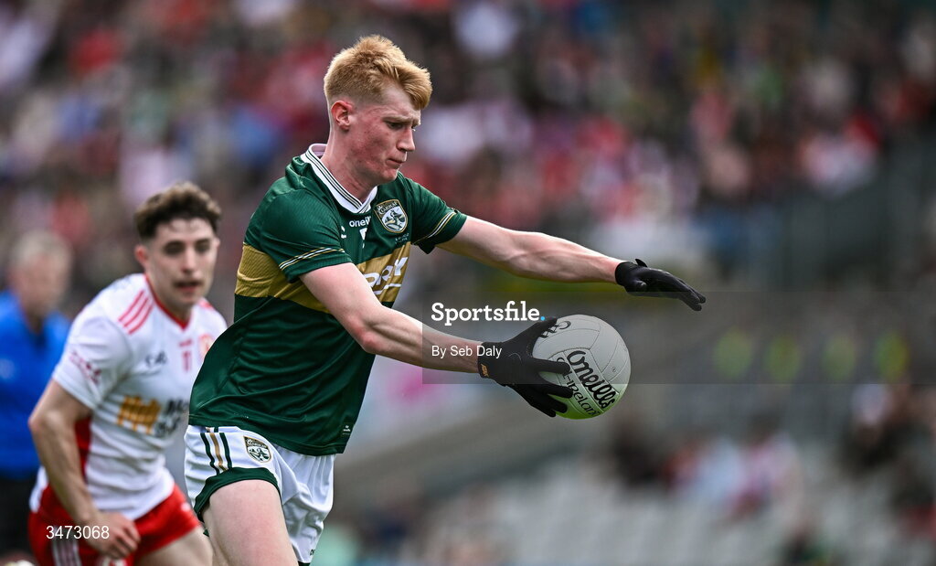 30 May 2026; Eoin O’Flaherty of Kerry during the Dalata Hotels Group GAA Football All-Ireland U20 Championship final match between Kerry and Tyrone at Croke Park in Dublin. Photo by Seb Daly/Sportsfile