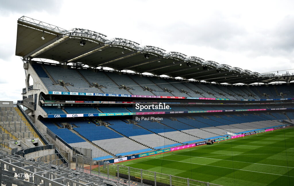 31 May 2026; A general view of the Cusack Stand before the GAA Football All-Ireland Senior Championship Round 1 match between Dublin and Louth at Croke Park in Dublin. Photo by Paul Phelan/Sportsfile