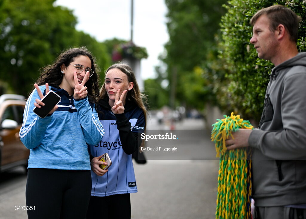31 May 2026; Dublin supporters before the GAA Football All-Ireland Senior Championship Round 1 match between Dublin and Louth at Croke Park in Dublin. Photo by David Fitzgerald/Sportsfile