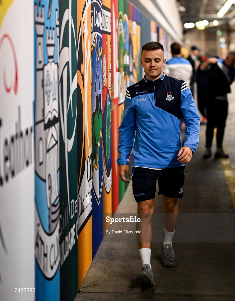 31 May 2026; Eoin Murchan of Dublin arrives before the GAA Football All-Ireland Senior Championship Round 1 match between Dublin and Louth at Croke Park in Dublin. Photo by David Fitzgerald/Sportsfile
