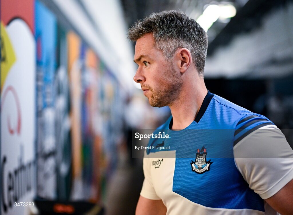 31 May 2026; Dublin acting manager Dean Rock arrives before the GAA Football All-Ireland Senior Championship Round 1 match between Dublin and Louth at Croke Park in Dublin. Photo by David Fitzgerald/Sportsfile