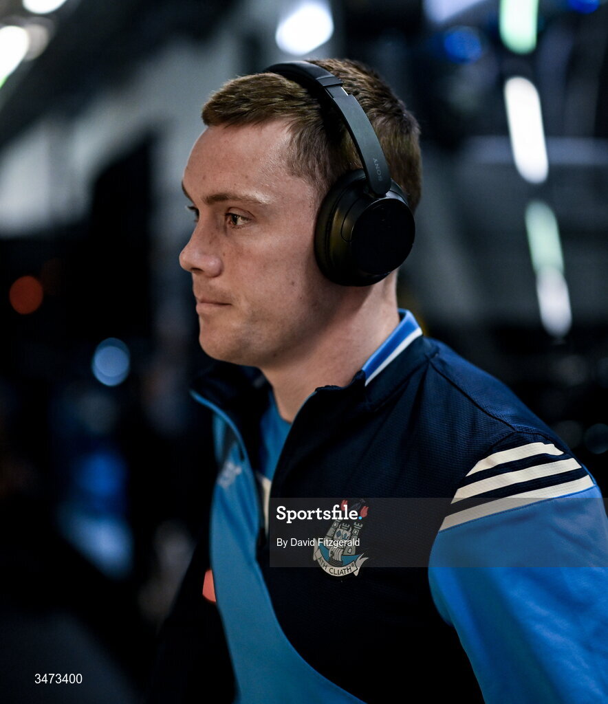 31 May 2026; Con O'Callaghan of Dublin arrives before the GAA Football All-Ireland Senior Championship Round 1 match between Dublin and Louth at Croke Park in Dublin. Photo by David Fitzgerald/Sportsfile