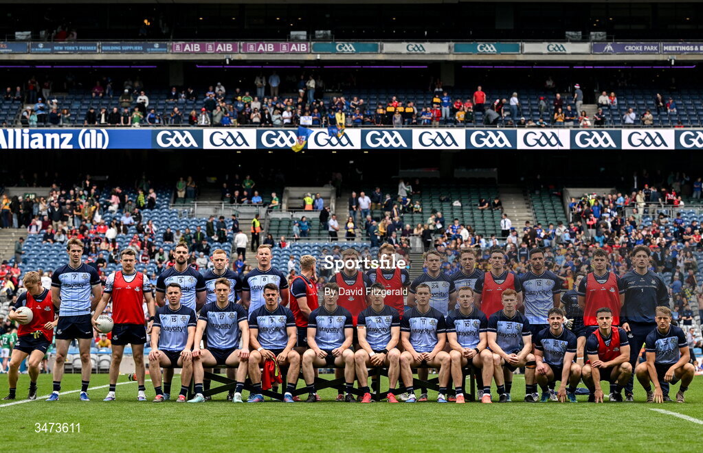 31 May 2026; The Dublin team photo before the GAA Football All-Ireland Senior Championship Round 1 match between Dublin and Louth at Croke Park in Dublin. Photo by David Fitzgerald/Sportsfile