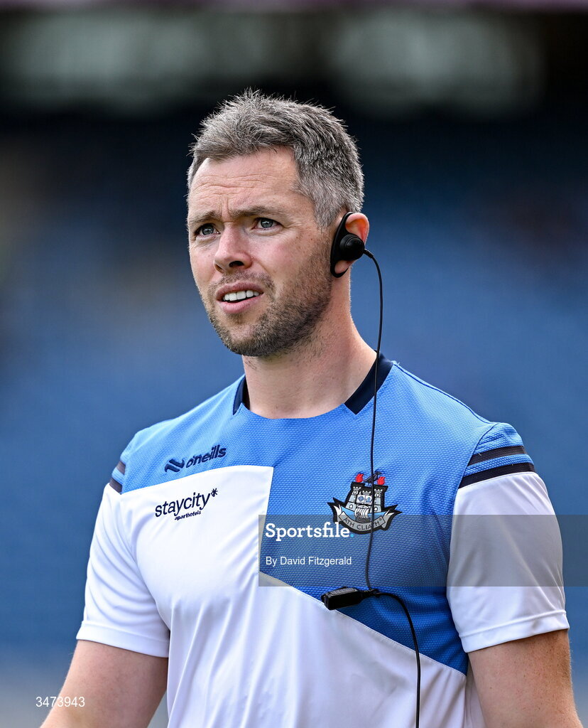 31 May 2026; Dublin acting manager Dean Rock during the GAA Football All-Ireland Senior Championship Round 1 match between Dublin and Louth at Croke Park in Dublin. Photo by David Fitzgerald/Sportsfile