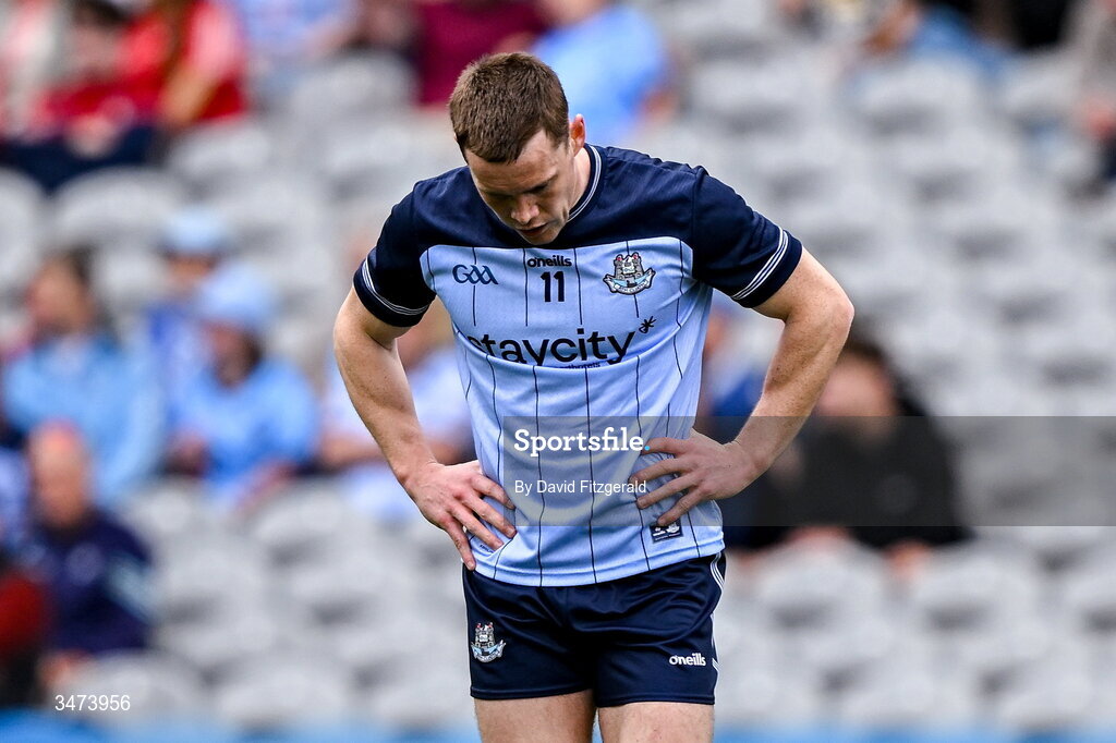 31 May 2026; Con O'Callaghan of Dublin during the GAA Football All-Ireland Senior Championship Round 1 match between Dublin and Louth at Croke Park in Dublin. Photo by David Fitzgerald/Sportsfile