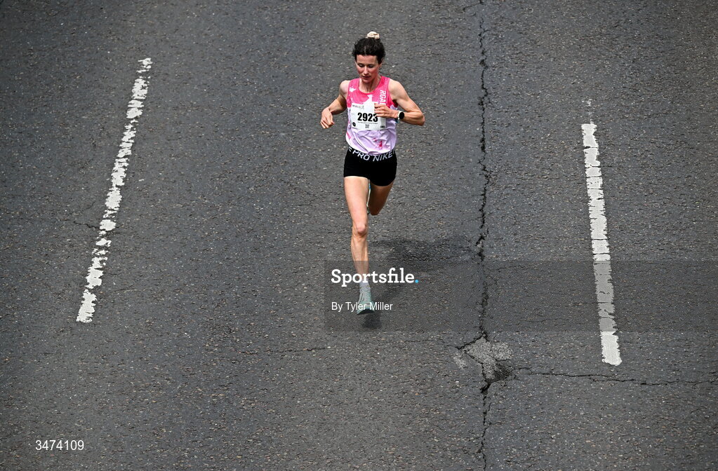 31 May 2026; Participants during the 2026 Vhi Women’s Mini Marathon. Almost 30,000 women from all over the country took to the streets of Dublin to run, walk and jog the 10km route, raising much needed funds for hundreds of charities around the country. www.vhiwomensminimarathon.ie. Photo by Tyler Miller/Sportsfile
