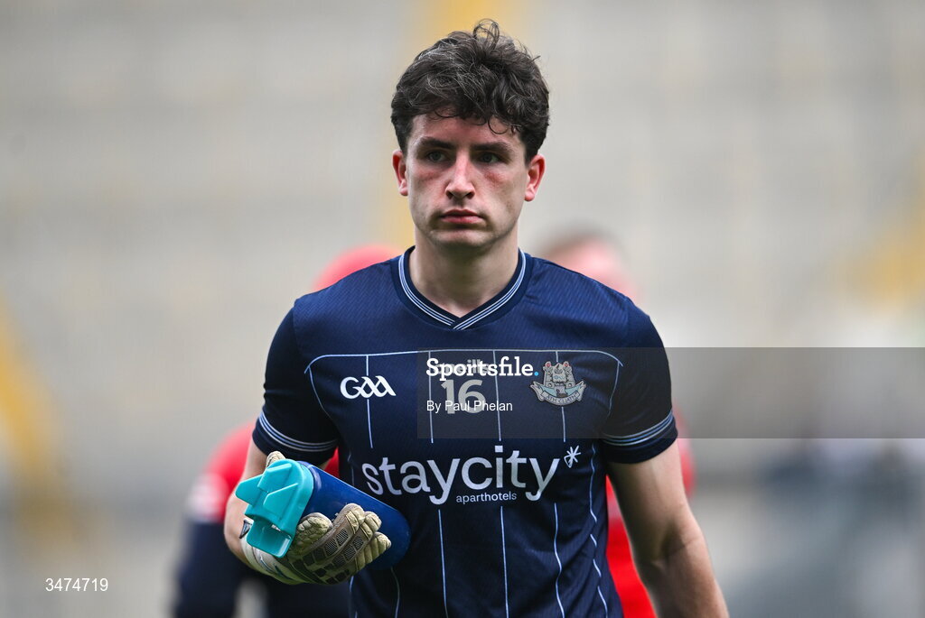 31 May 2026; Dublin goalkeeper Hugh O'Sullivan after the GAA Football All-Ireland Senior Championship Round 1 match between Dublin and Louth at Croke Park in Dublin. Photo by Paul Phelan/Sportsfile