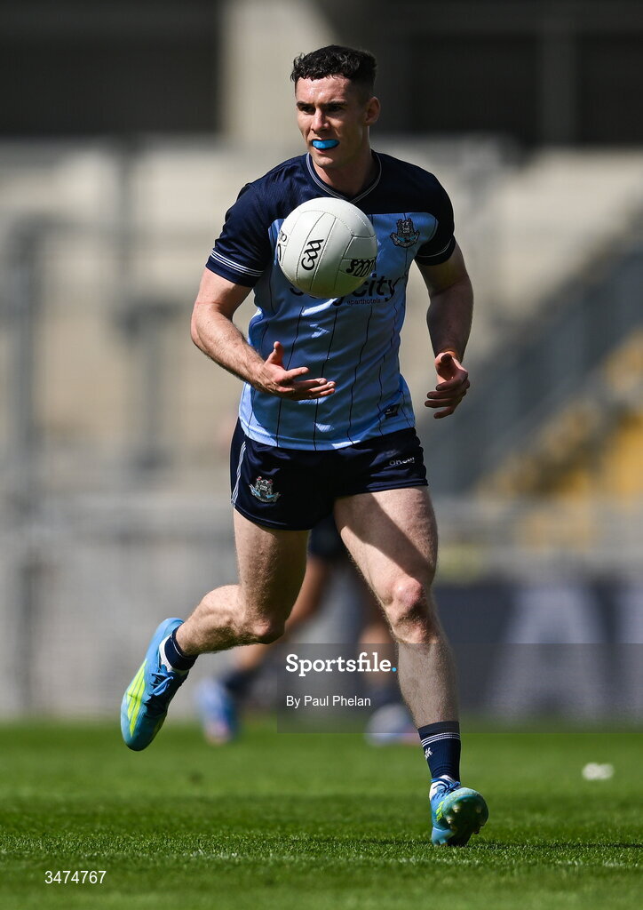 31 May 2026; Lee Gannon of Dublin during the GAA Football All-Ireland Senior Championship Round 1 match between Dublin and Louth at Croke Park in Dublin. Photo by Paul Phelan/Sportsfile